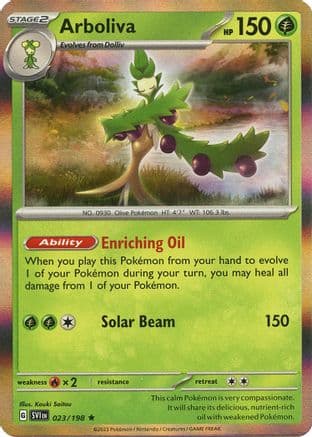 Arboliva 023- SV01 Scarlet & Violet Base Set Reverse Holofoil
