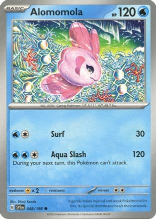 Alomomola 048- SV01 Scarlet & Violet Base Set Reverse Holofoil