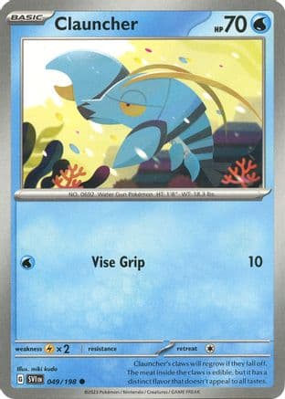 Clauncher 049/198 - SV01 Scarlet & Violet Base Set