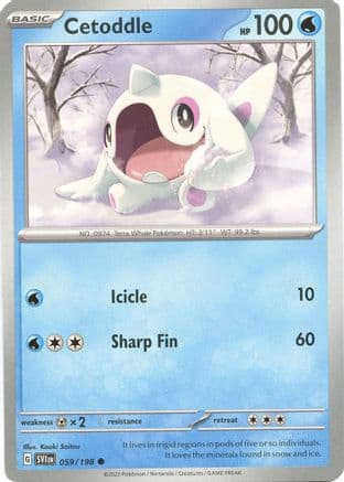 Cetoddle 059/198 - SV01 Scarlet & Violet Base Set