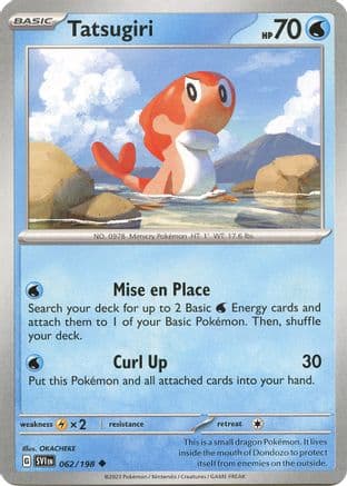 Tatsugiri 062- SV01 Scarlet & Violet Base Set Reverse Holofoil