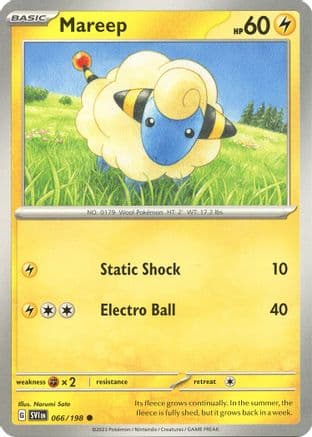 Mareep 066  SV01 Scarlet & Violet Base Set - Common