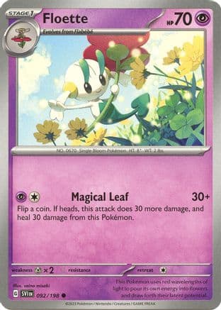 Floette 092- SV01 Scarlet & Violet Base Set Reverse Holofoil