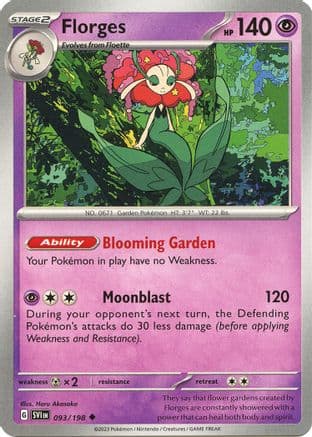 Florges 093- SV01 Scarlet & Violet Base Set Reverse Holofoil