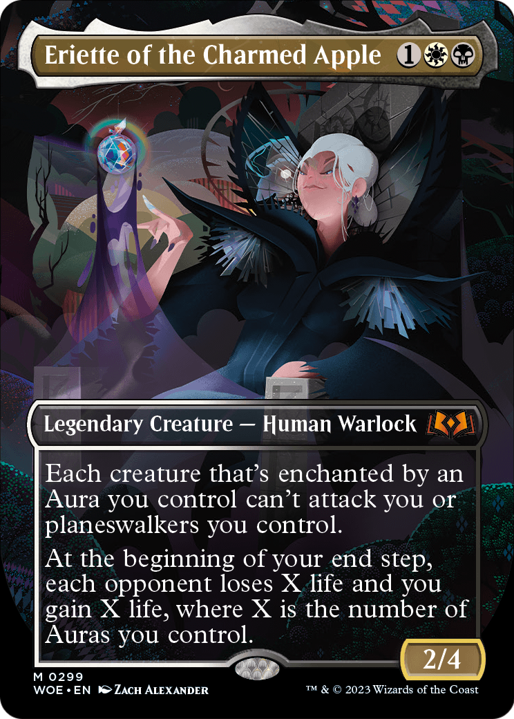 Eriette of the Charmed Apple (Borderless Alternate Art) [Wilds of Eldraine] Foil