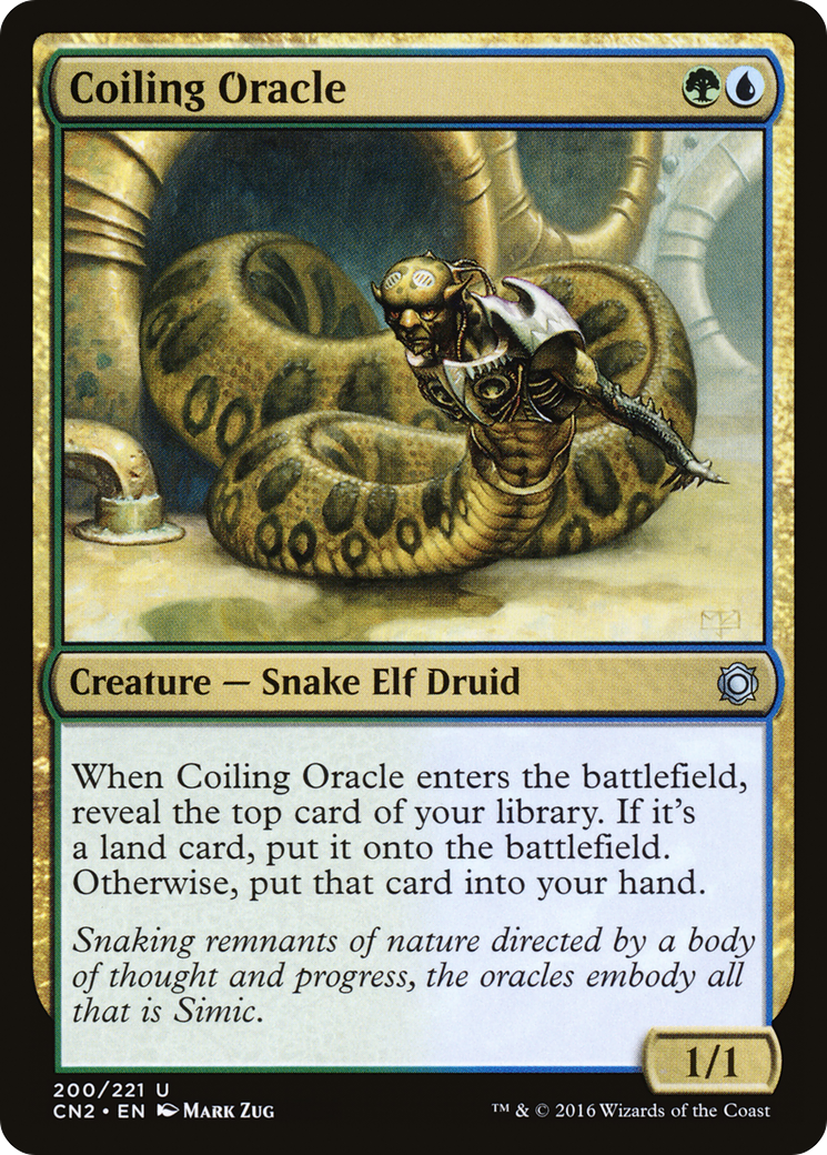 Coiling Oracle [Conspiracy: Take the Crown] Foil
