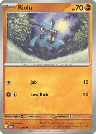 Riolu 112/198 - SV01 Scarlet & Violet Base Set
