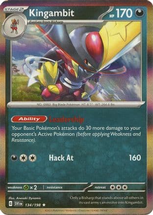 Kingambit 134/198 - SV01 Scarlet & Violet Base Set Holofoil