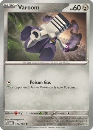Varoom 140/198 - SV01 Scarlet & Violet Base Set