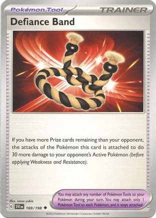 Defiance Band 169- SV01 Scarlet & Violet Base Set Reverse Holofoil