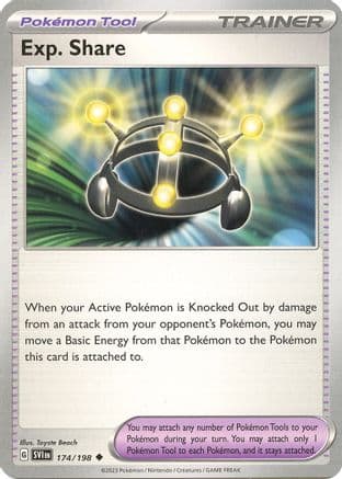 Exp. Share 174- SV01 Scarlet & Violet Base Set Reverse Holofoil