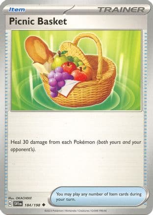Picnic Basket 184- SV01 Scarlet & Violet Base Set Reverse Holofoil