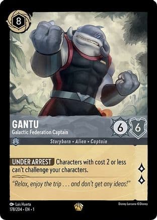 Gantu - Galactic Federation Captain (178/204) [The First Chapter] Cold Foil