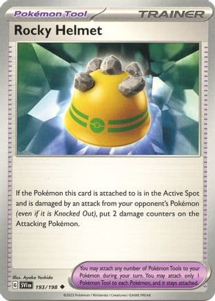 Rocky Helmet 193- SV01 Scarlet & Violet Base Set Reverse Holofoil