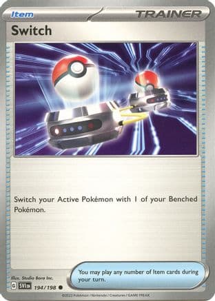 Switch 194- SV01 Scarlet & Violet Base Set Reverse Holofoil