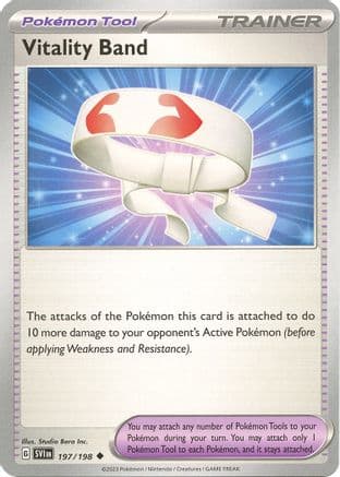 Vitality Band 197- SV01 Scarlet & Violet Base Set Reverse Holofoil