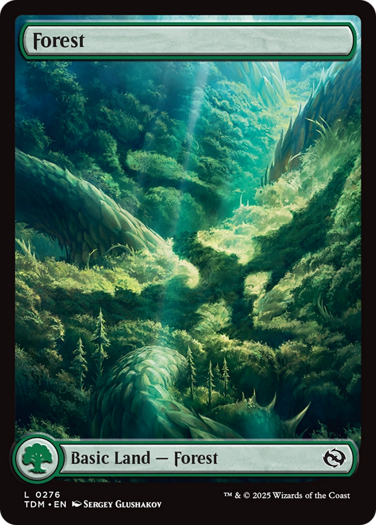 Forest (0276) (276) [Tarkir: Dragonstorm]  Foil