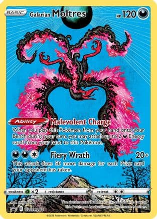 Galarian Moltres SWSH284- SWSH Sword & Shield Promo Cards Holofoil