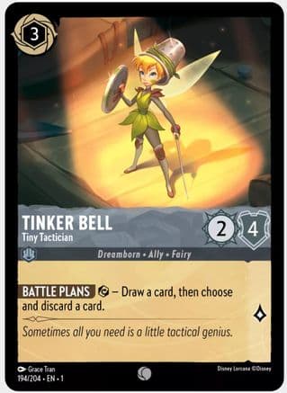 Tinker Bell - Tiny Tactician (194/204) [The First Chapter] Cold Foil