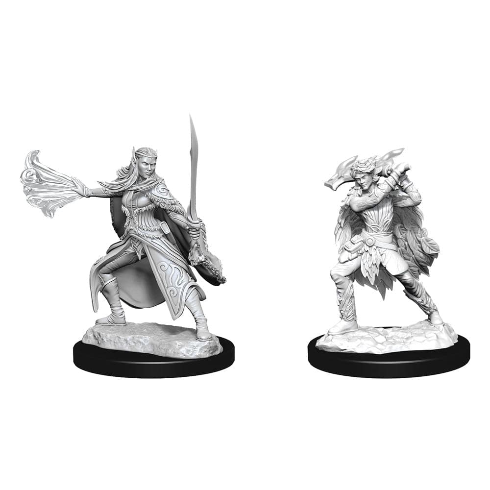 D&D Nolzurs Marvelous Unpainted Miniatures Winter Eladrin  & Spring Eladrin