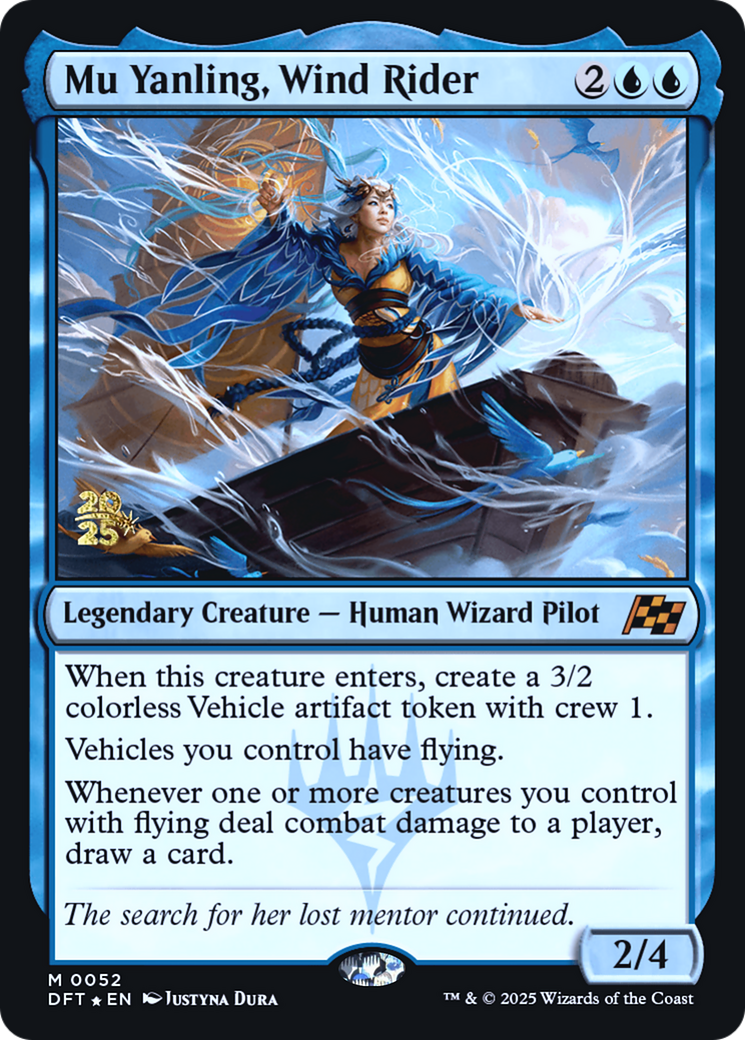 Mu Yanling, Wind Rider (-052) [Prerelease Cards]  Foil