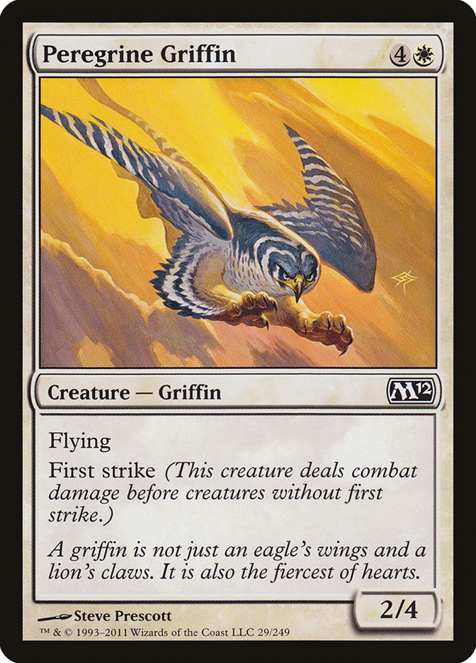 Peregrine Griffin 29/249 (Magic 2012 (M12))  - Foil