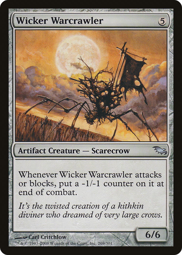 Wicker Warcrawler [Shadowmoor] Foil