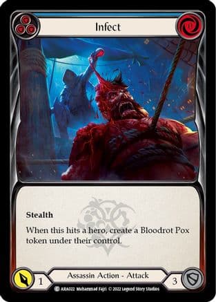 Infect (Blue) (ARA022) - Blitz Deck: Outsiders - Arakni