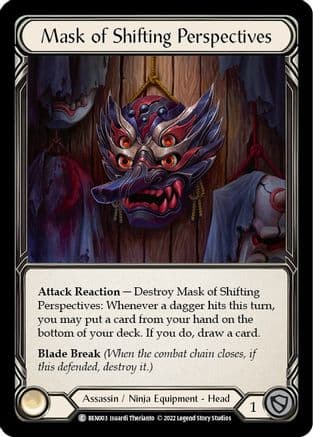 Mask of Shifting Perspectives (BEN003) - Blitz Deck: Outsiders - Benji