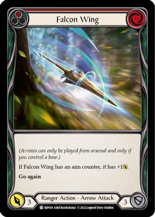 Falcon Wing (Red) (RIP014) - Blitz Deck: Outsiders - Riptide