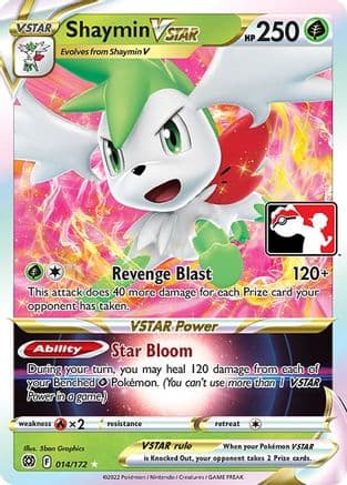 Shaymin VSTAR 14- Prize Pack Series Cards Holofoil
