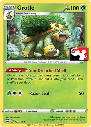 Grotle 007- Prize Pack Series Cards Holofoil