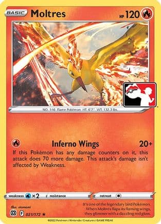 Moltres 021- Prize Pack Series Cards