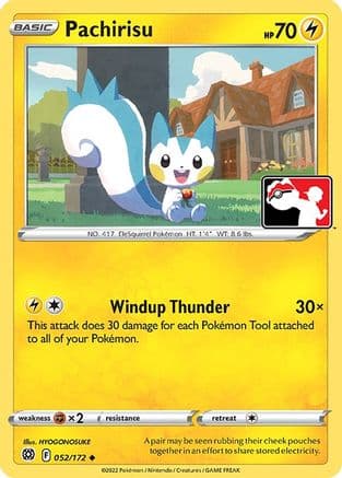 Pachirisu  Prize Pack Series Cards - Uncommon