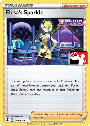 Elesa's Sparkle 233- Prize Pack Series Cards