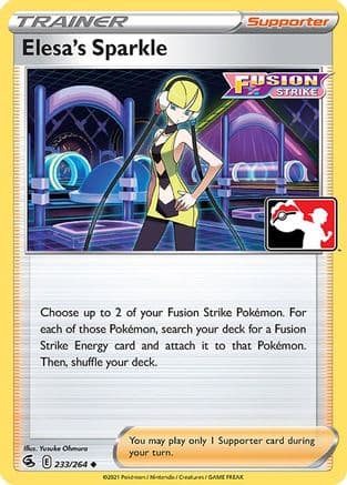 Elesa's Sparkle 233- Prize Pack Series Cards