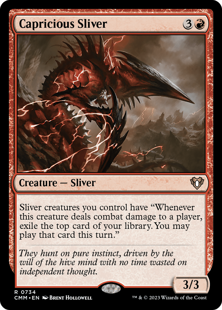 Capricious Sliver [Commander Masters]