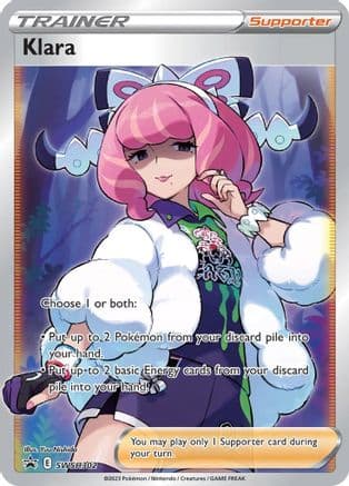 Klara (Full Art) SWSH302- SWSH Sword & Shield Promo Cards Holofoil