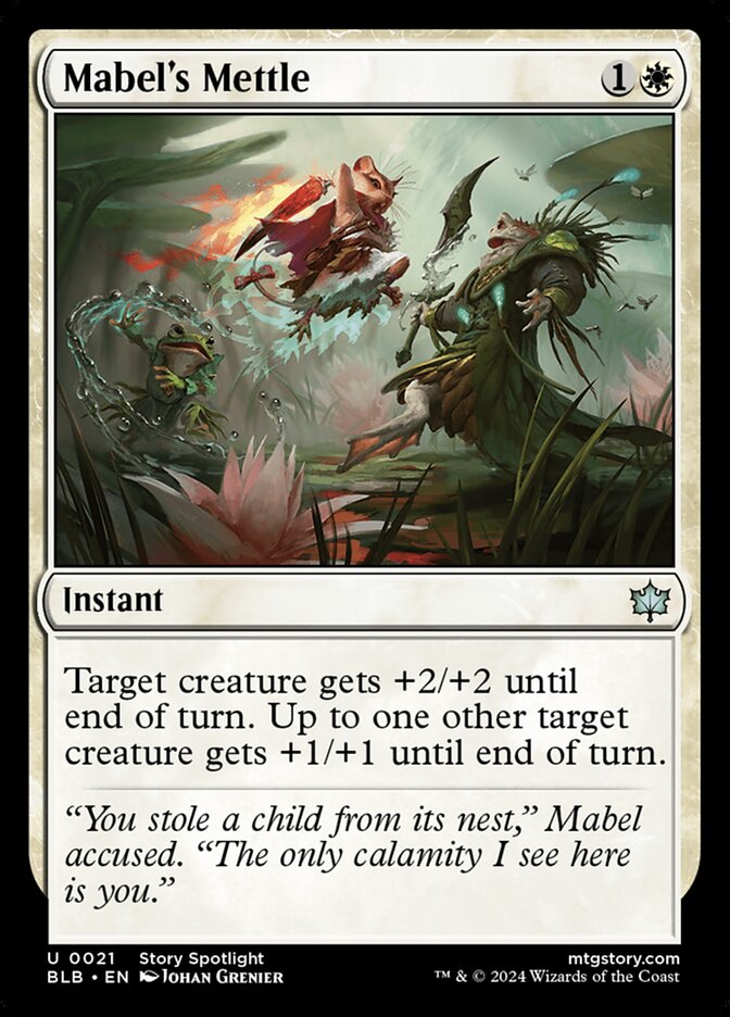 Mabel's Mettle 21 (Bloomburrow) 