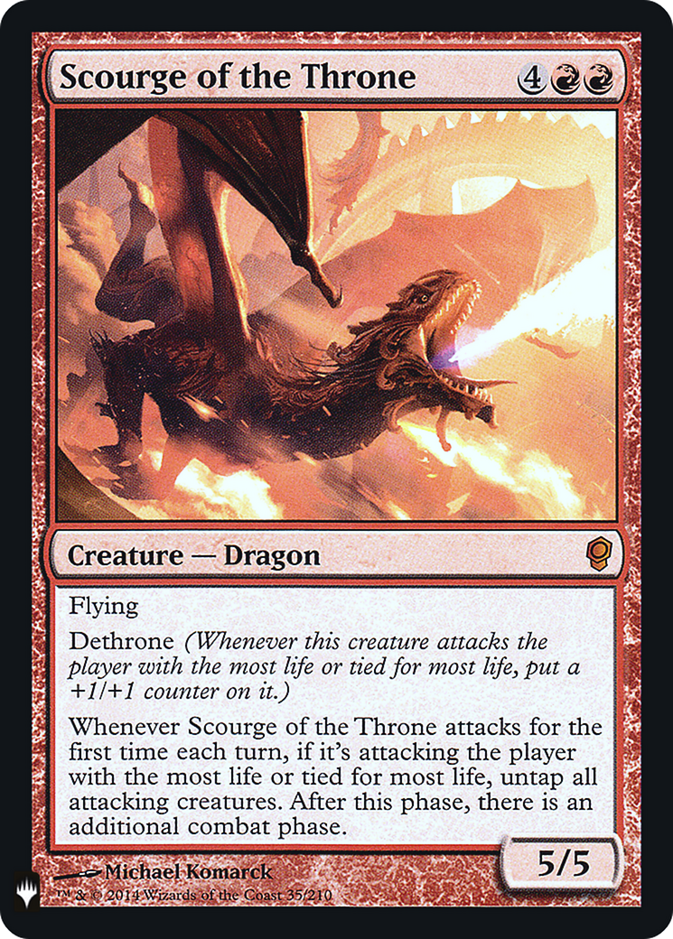 Scourge of the Throne |  Foil (CNS-35) [The List]