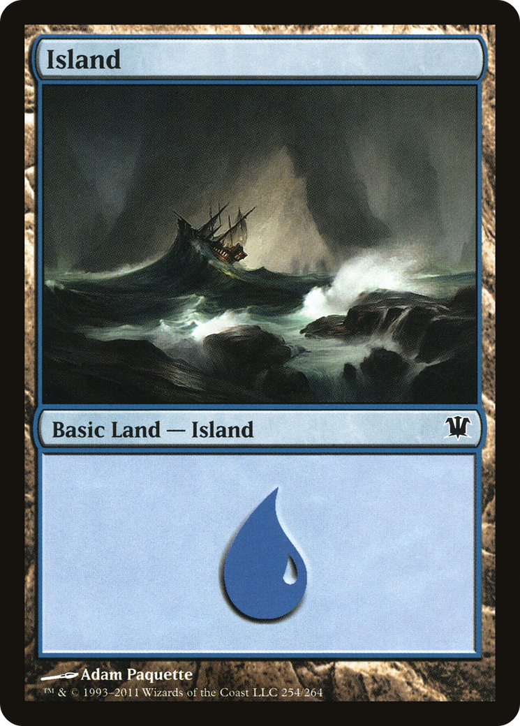 Island (254) [Innistrad] Foil