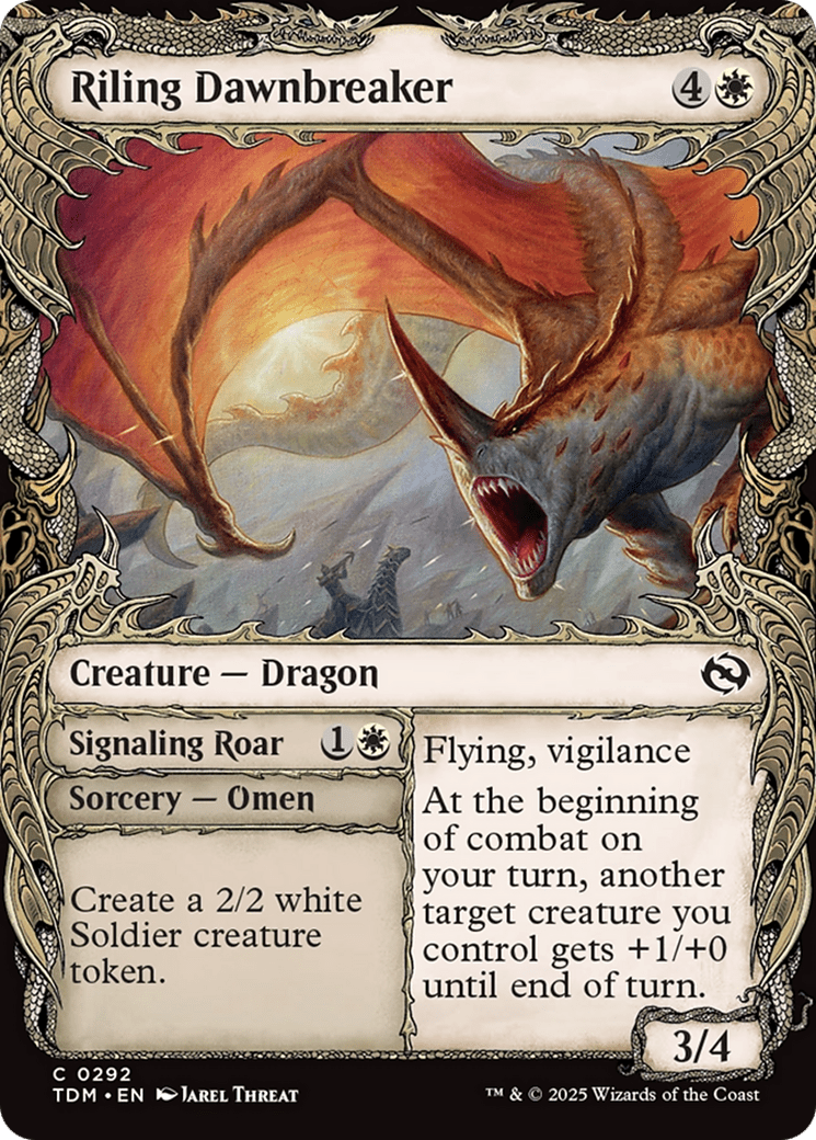 Riling Dawnbreaker (Showcase) (292) [Tarkir: Dragonstorm]