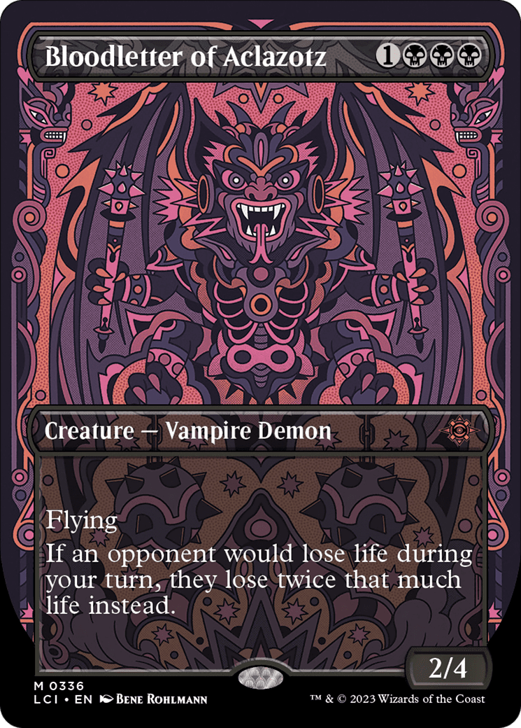 Bloodletter of Aclazotz (Borderless) [The Lost Caverns of Ixalan]