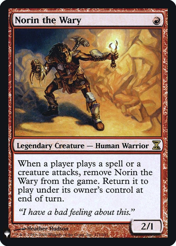 Norin the Wary |  Foil (TSP-171) [The List]