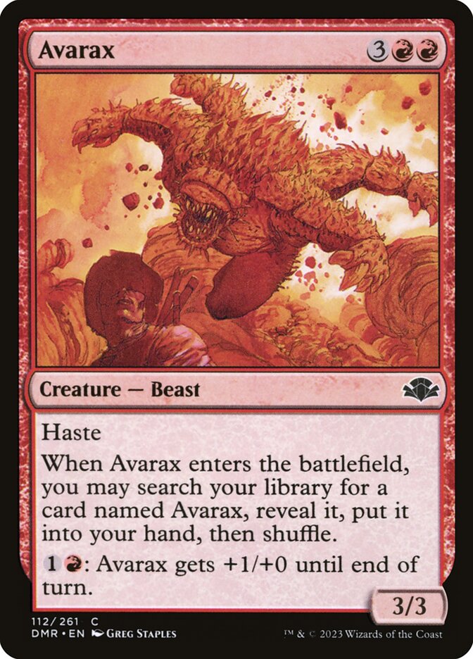 Avarax 112/261 (Dominaria Remastered)  - Foil