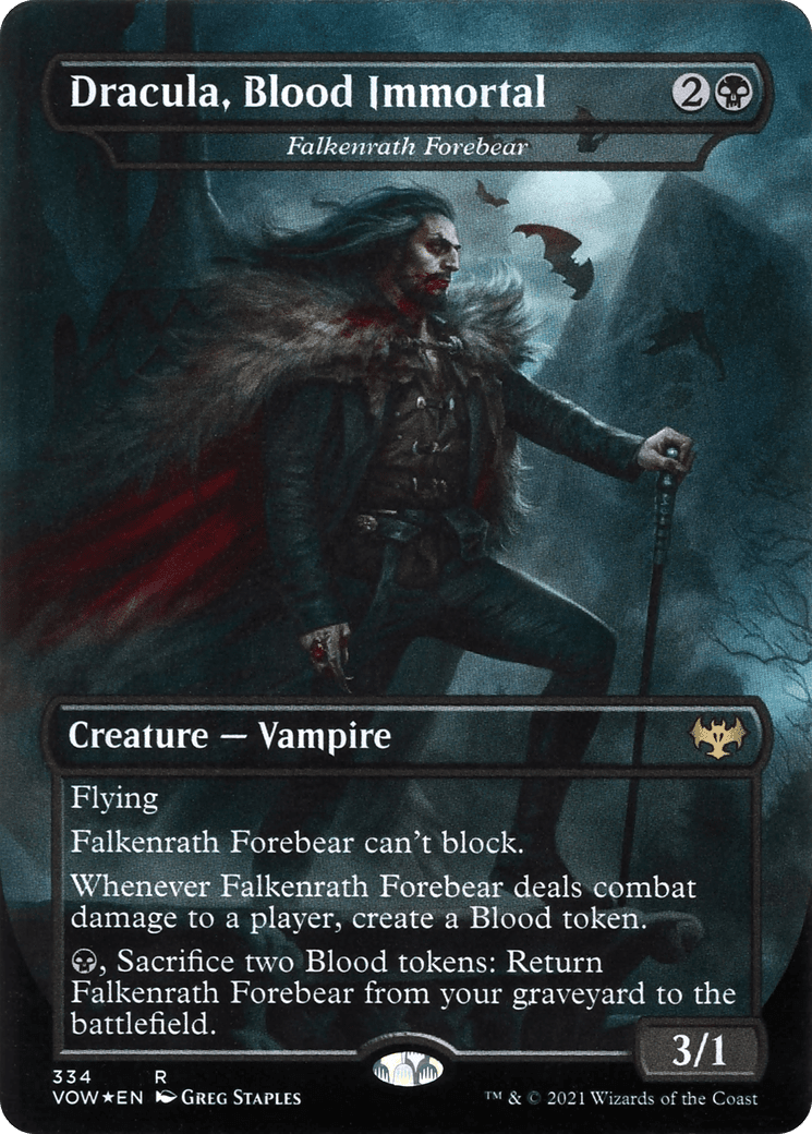 Falkenrath Forebear - Dracula, Blood Immortal [Innistrad: Crimson Vow] Foil