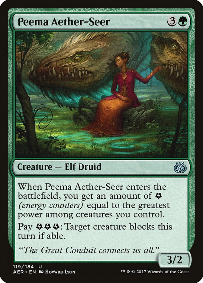 Peema Aether-Seer 119/184 (Aether Revolt)  - Foil