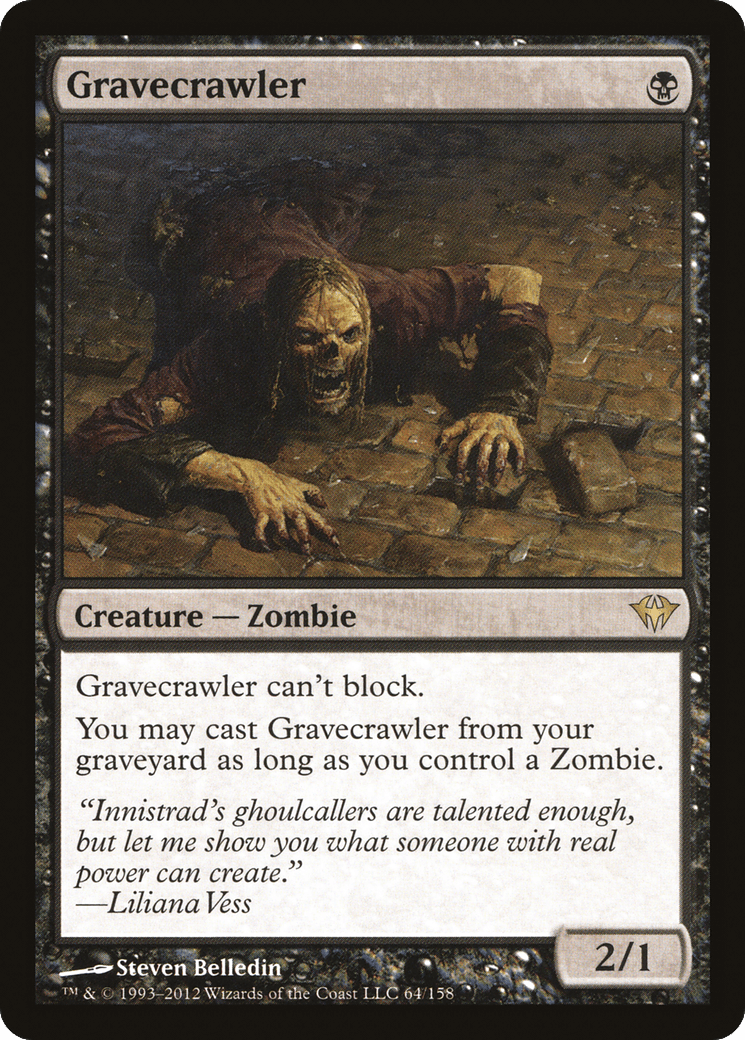 Gravecrawler [Dark Ascension] Foil