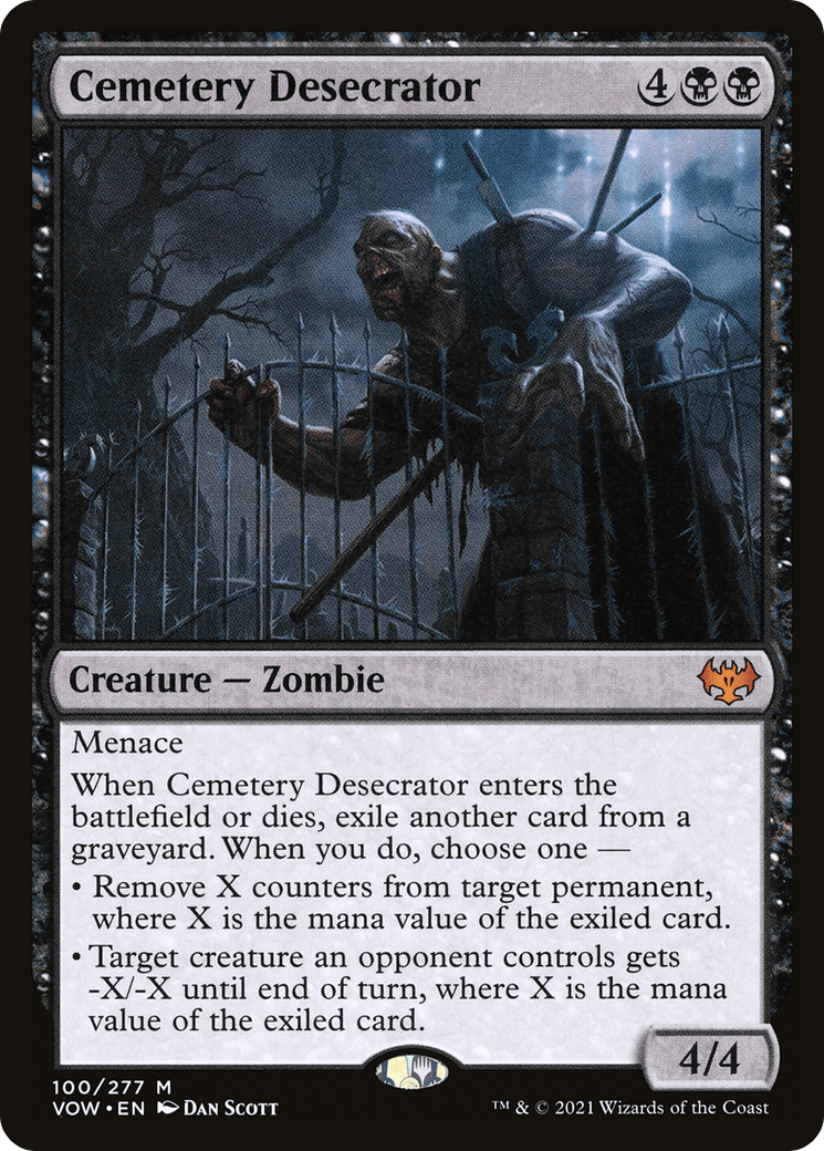 Cemetery Desecrator [Innistrad: Crimson Vow] Foil