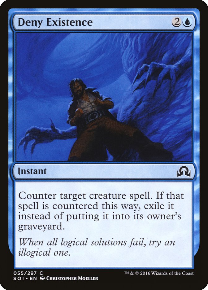 Deny Existence 55/297 (Shadows over Innistrad)  - Foil